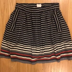Cooperative high waisted nautical skirt